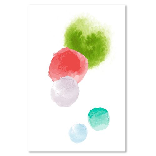 Obraz na płótnie – Canvas, kolorowe kropki 40x60 na Arena.pl