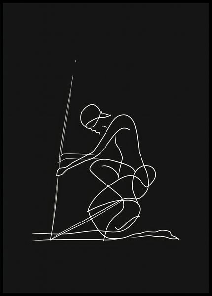 Plakat 67,5x95cm Linia zdjęcie 2