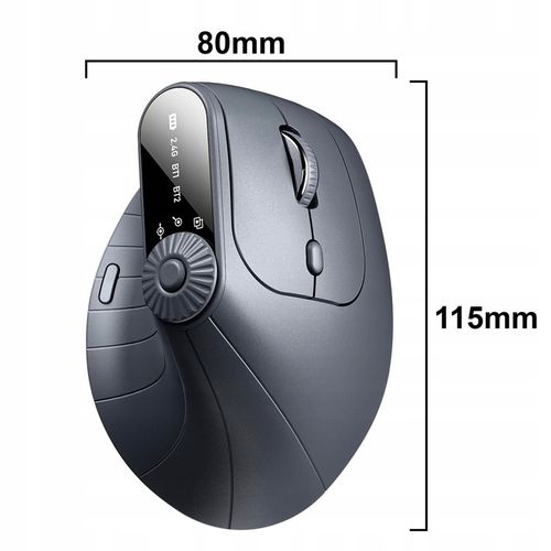 Myszka wertykalna Ergonomiczna pionowa MYSZ bezprzewodowa WiFi Bluetooth BT na Arena.pl