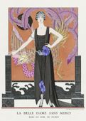 Plakat 50x70cm Sans Merci, Barbier Vintage do Salonu