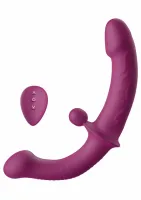 she.e.o dual-sided g-spot vibrator silikonowy, 10 trybow, fioletowy