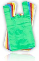 REKLAMÓWKI GRUBE ZRYWKI KOLOROWE JEDNORAZOWE 30x55cm 200szt FOLIOWE MOCNE