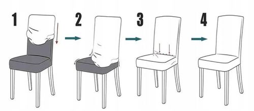 POKROWIEC NA KRZESŁO SKANDYNAWSKIE KASZMIROWY BEŻ WELUR ELASTYCZNY GRUBY na Arena.pl