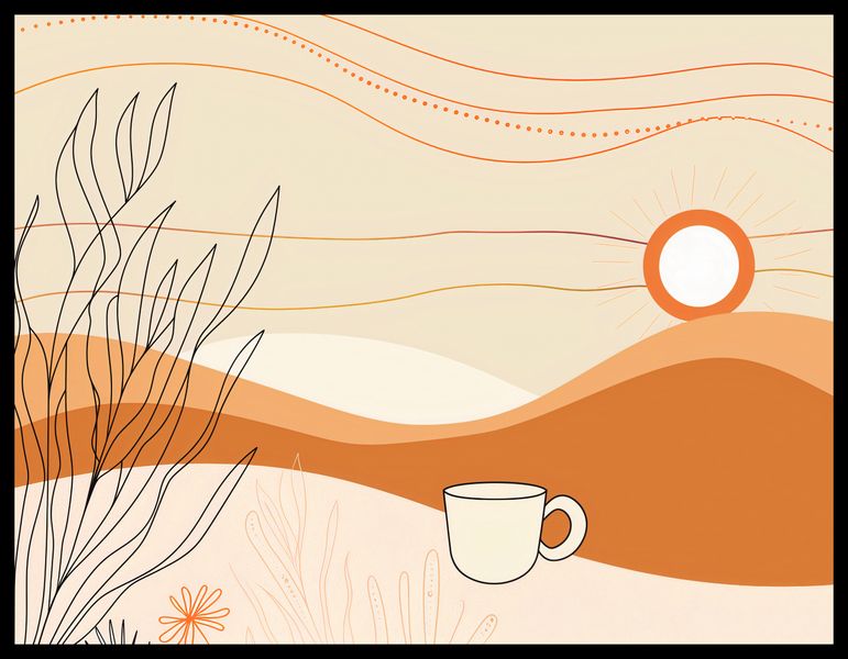 Plakat 65x50cm Ranna Pora zdjęcie 2