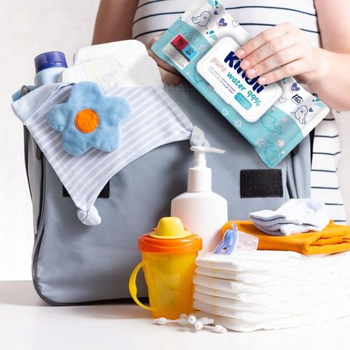 Chusteczki nawilżane water woda 99% water x 12 szt Kindii na Arena.pl