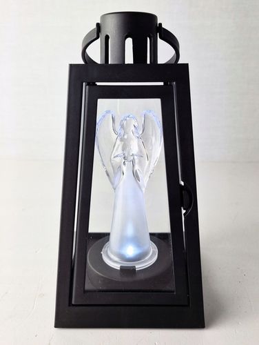 LATARENKA LED DEKORACYJNA LAMPION ANIOŁEK LATARNIA Z ANIOŁEM OZDOBNA na Arena.pl