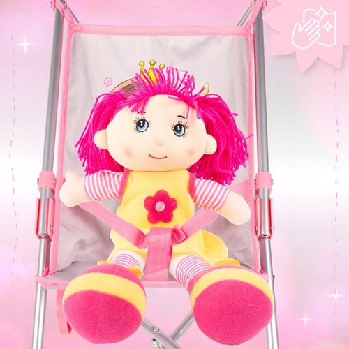 WÓZEK DLA LALEK LEKKI SKŁADANY PARASOLKA SPACERÓWKA JEDNOROŻEC KSIĘŻNICZKA na Arena.pl