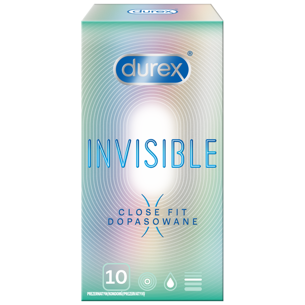 Durex Invisible Close Fit 10 szt. zdjęcie 5