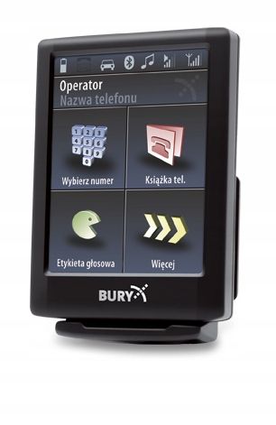 Bury CC9056 - samochodowy zestaw głośnomówiący LCD ISO Bluetooth do radia na Arena.pl