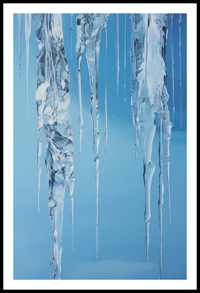 Plakat 53x81cm Kryształowe Sople zdjęcie 3