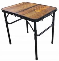 STOLIK TURYSTYCZNY SKŁADANY KEMPINGOWY 60X45X25-56CM DREWNO