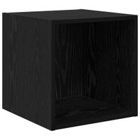 Szafka ścienna z półką Czarny dąb 37 x 37 x 37 cm