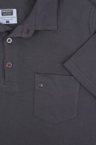 Koszulka męska polo stalowa Luca Rozmiar - M na Arena.pl