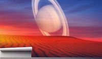 Fototapeta PUSTYNIA O ZACHODZIE SŁOŃCA 3D 300x210