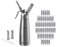 SYFON DO BITEJ ŚMIETANY HENDI 0.5L INOX - WIELOFUNKCYJNOŚĆ I ELEGANCJA