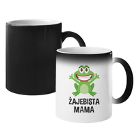 Żajebista Mama - magiczny kubek na ŚMIESZNY prezent ŻABKA DZIEŃ MAMY