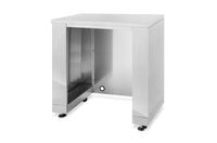 wolnostojący blat ze stali nierdzewnej z miejscem na lodówkę grilli 777336