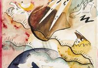 Plakat 100x70cm Rain Landscape, Wassily Kandinsky Vintage do Salonu