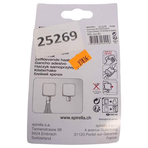 Haczyk wieszak na ręczniki samoprzylepny na Arena.pl