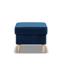 Podnóżek do fotela, Myso, 49x49x40 cm, granatowy | TYLETEGOTU