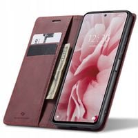 ETUI Z KLAPKĄ DO REDMI NOTE 11 PRO/REDMI NOTE 12 PRO SKÓRZANE CASE + SZKŁO