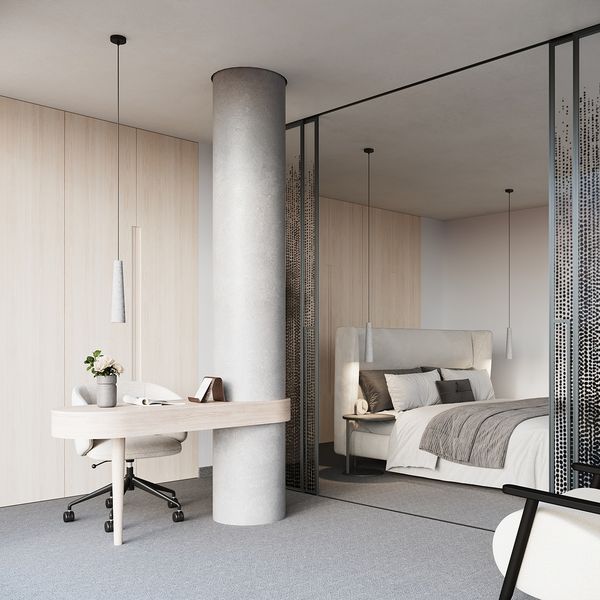 Lampa wisząca ELECTRA beton zdjęcie 13