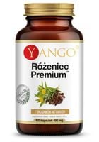 RÓŻENIEC PREMIUM 100 kapsułek Adaptogeny, Praca mózgu, Zmęczenie, Stres