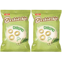 Beskidzkie Chrupki o smaku zielonej cebulki 85 g x 2 sztuk