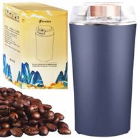 Elektryczny młynek do mielenia kawy orzechów przypraw mocny 200W granatowy