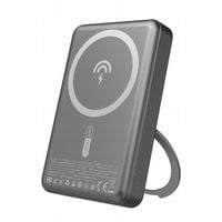 Powerbank K28 10000mAh z MagSafe z metalową obudową i podstawką PD 22.5W