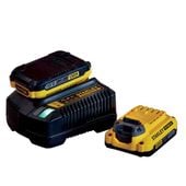 zestaw zasilający 18v v20  ładowarka + 2*2.0ah - s/sfmcb12d2