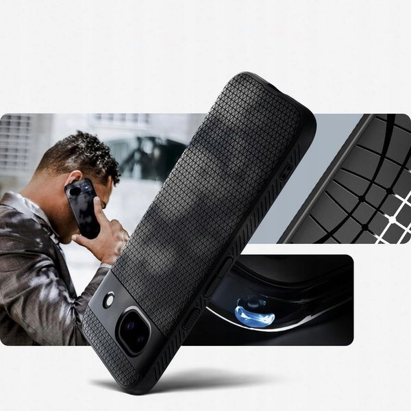 Etui do Pixel 8A, Spigen Liquid Air, elastyczne, smukłe, lekkie, case cover zdjęcie 4