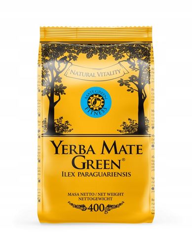 Yerba Mate Green FITNESS 400g Despalada z ziołami Fit GYM na Arena.pl