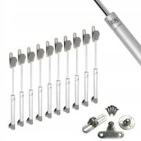 10X PODNOŚNIK GAZOWY SIŁOWNIK MEBLOWY 80N TELESKOP SZAFKI AMORTYZATOR