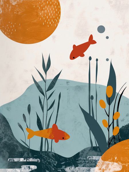 Plakat 60x80cm Podwodny Świat zdjęcie 1