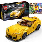 LEGO 76901 Model TOYOTA GR SUPRA Speed Champions + KATALOG LEGO w prezencie