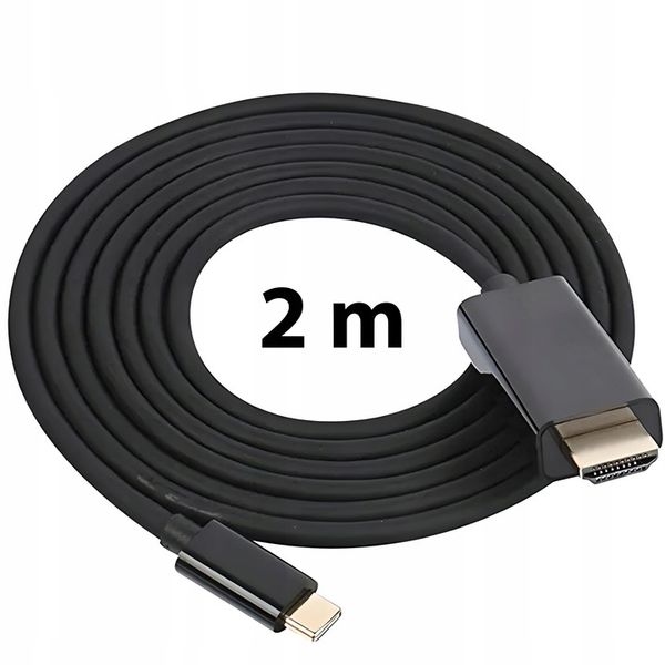 KABEL USB-C 3.1 TYP C DO HDMI 4K ADAPTER MHL 200CM zdjęcie 8