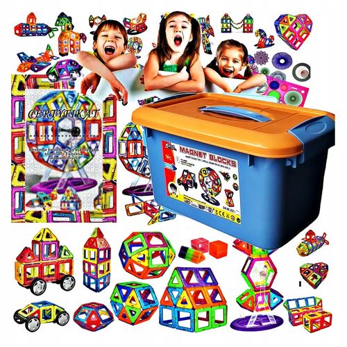 Zestaw Klocków Magnetycznych – Rozwój Kreatywności I Zabawa W Jednym! na Arena.pl