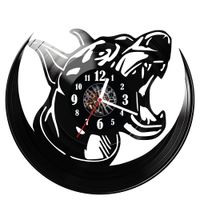 Zegar ścienny z płyty winylowej Buldog 811.14