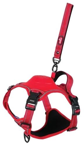 Szelki dla psa z wbudowaną smyczą automatyczną Zolux Easyride XS czerwone na Arena.pl
