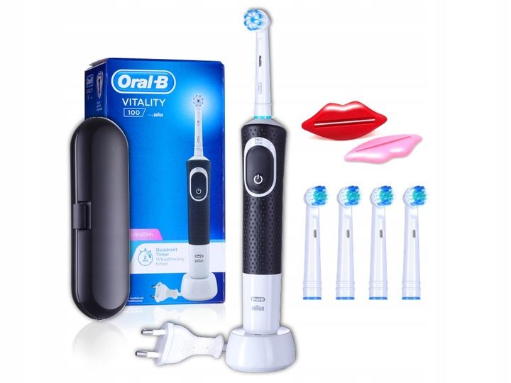 Szczoteczka Elektryczna Oral-B Vitality 100 + KOŃCÓWKI Czarna zdjęcie 12