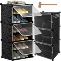 Szafka Modułowa Szafa Regał na Buty Półki Organizer Garderoba 6