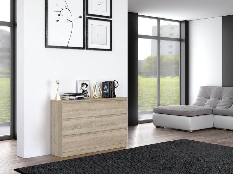 KOMODA MALWA M6 120 - DĄB SONOMA zdjęcie 11