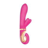 gvibe grabbit mini - wibrujący kroliczek, 3 silniki, kolor fioletowy