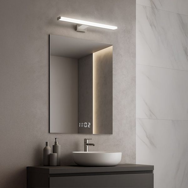 Kinkiet MIRORE SILVER 8W 40cm zdjęcie 2