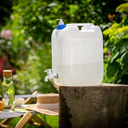 KADAX Kanister Na Wodę Umywalka Pojemnik Dozownik mydło Płyny 20L Z Kranem na Arena.pl