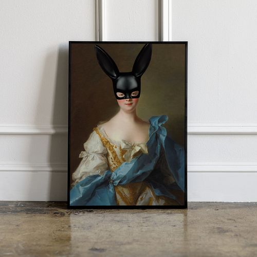 Plakat króliczek playboy maska 40x50 cm na Arena.pl