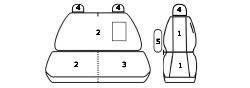 POKROWCE MIAROWE FORD TRANSIT Mk8 2014-2024 zdjęcie 2