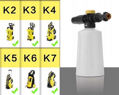 Profesjonalna Ręczna Pianownica 700 ml Myjki KARCHER K2 K3 K4 K5 K6 K7 na Arena.pl
