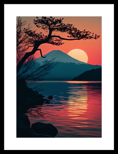 Plakat 21x29,7cm Góra Wieczorem na Arena.pl